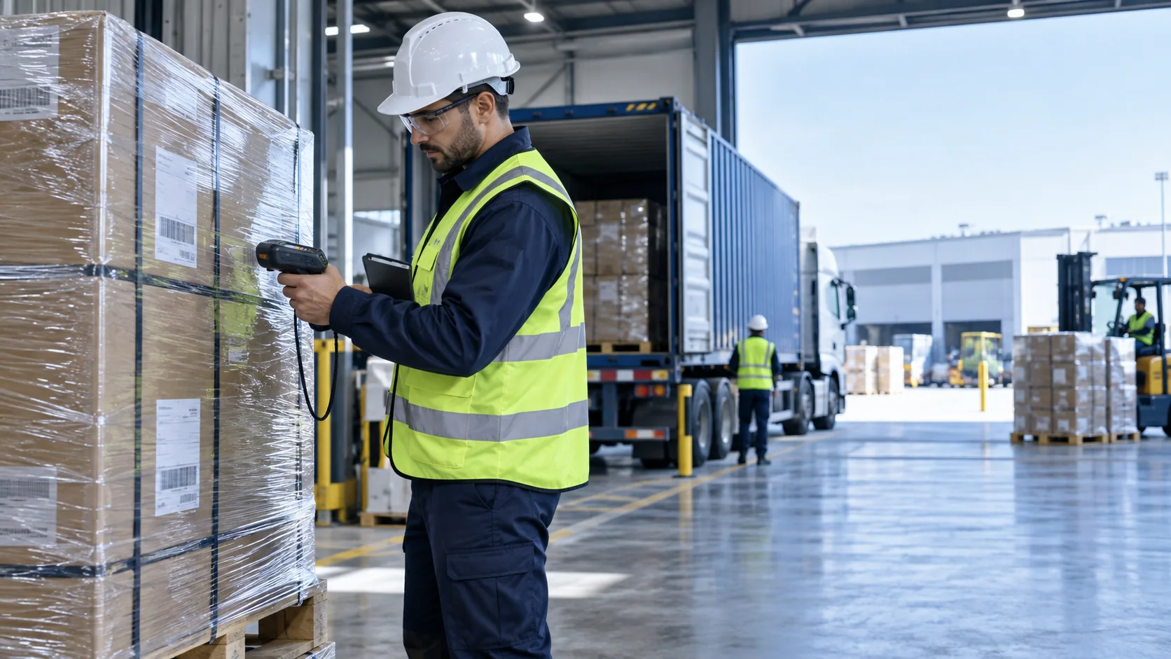 Quality and compliance inspection during cargo handling operations