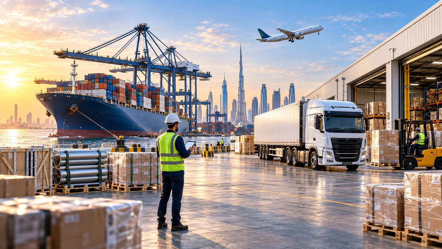 Cargo aircraft and freight handling